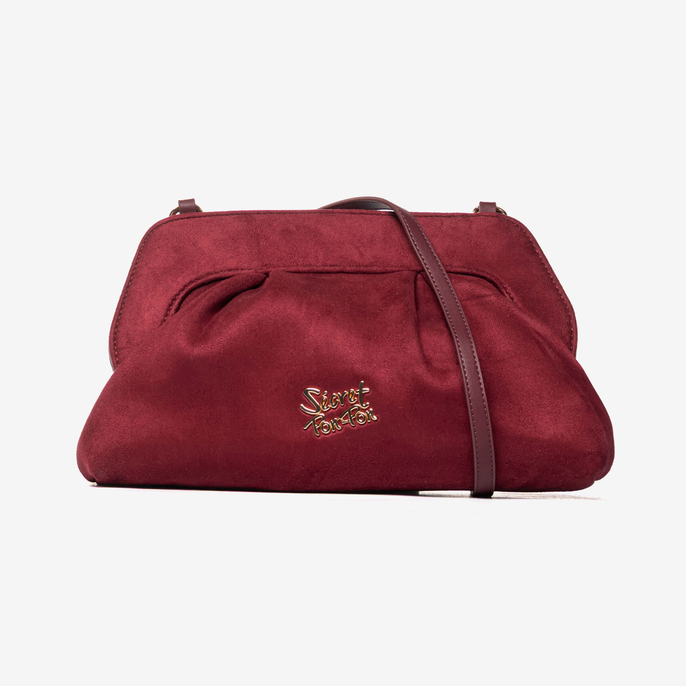 Margaret Suede Clutch M