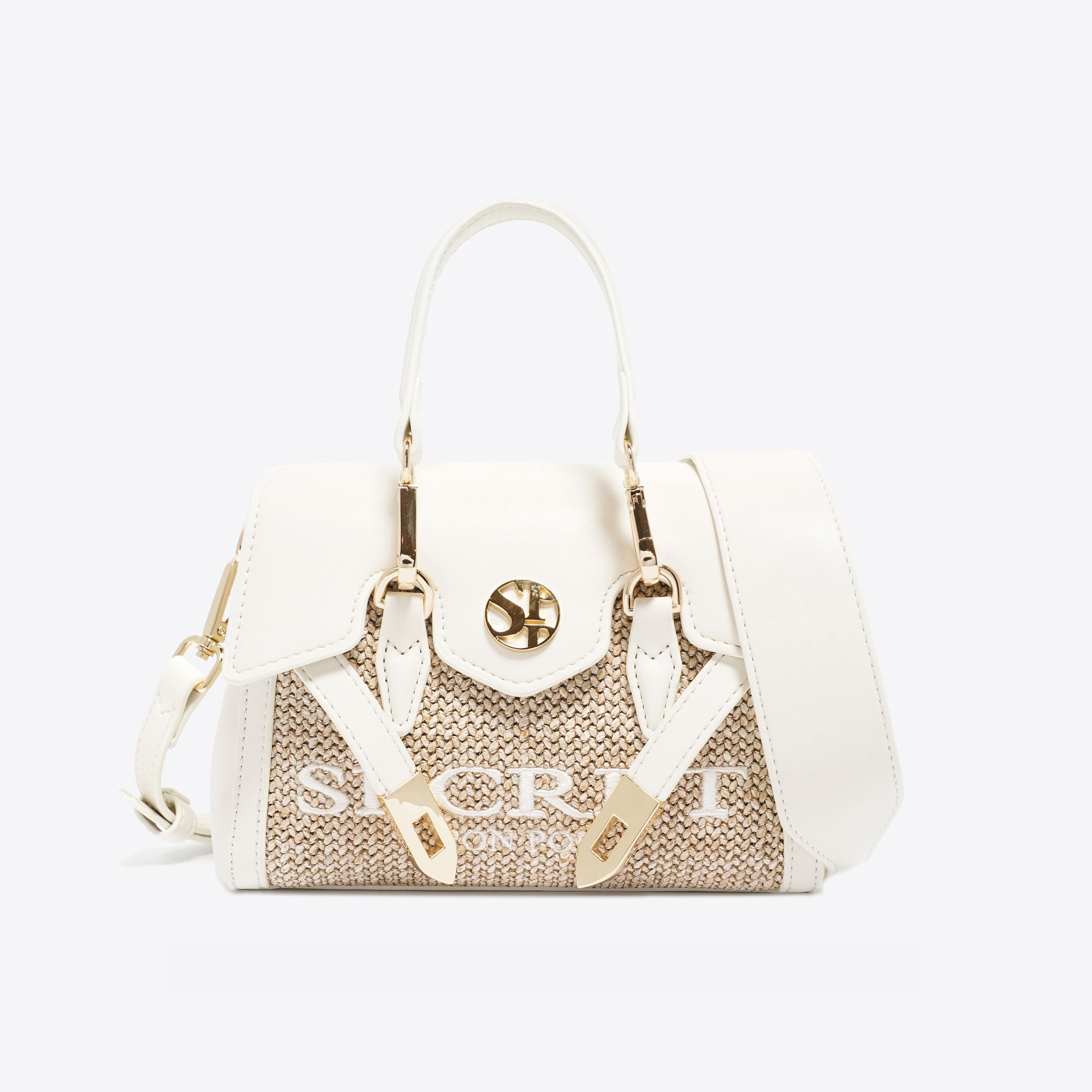 Quiny straw xsmall white