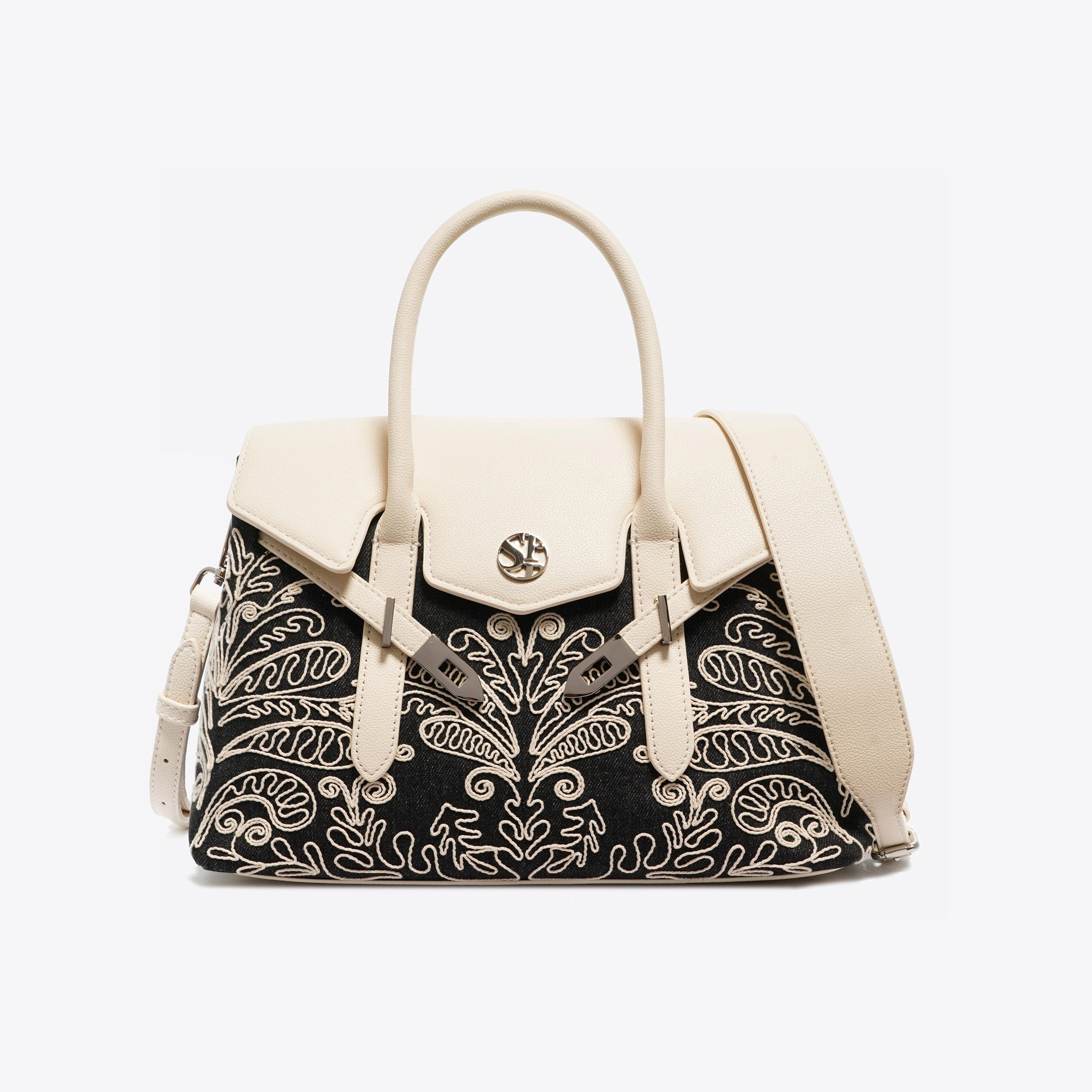 Yalis cornely medium jeans white