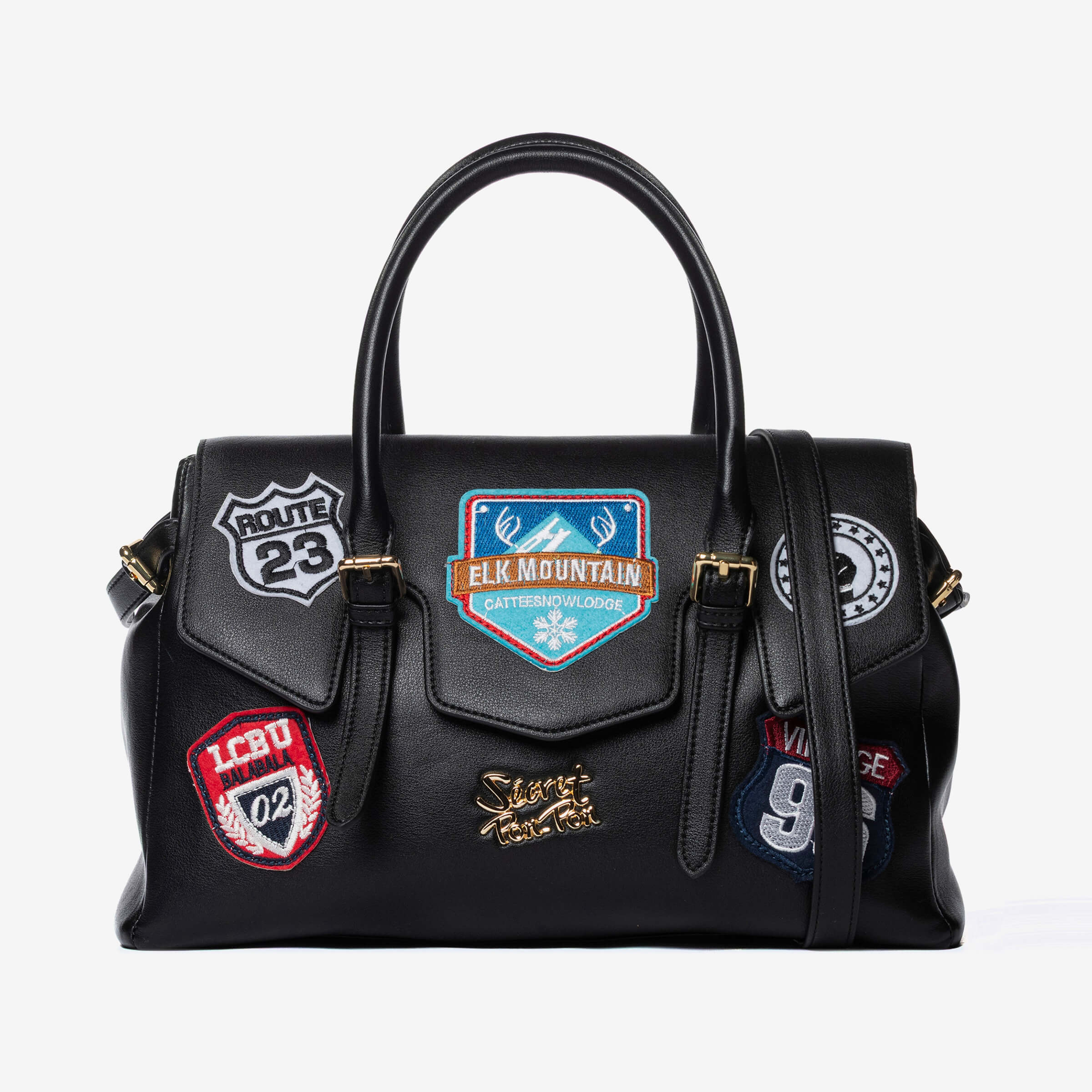 Luisita Medium Patch Black