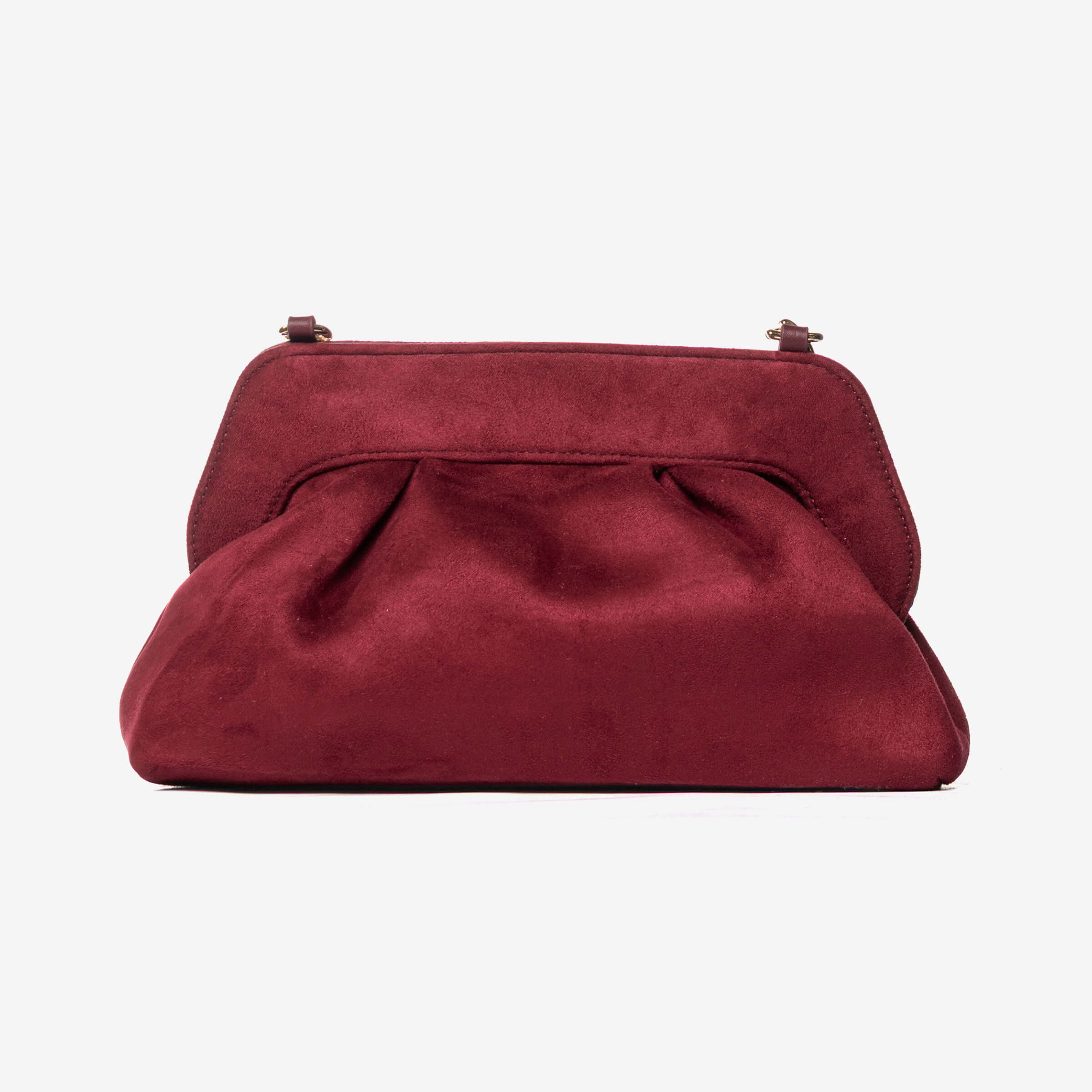 Margaret Suede Clutch M