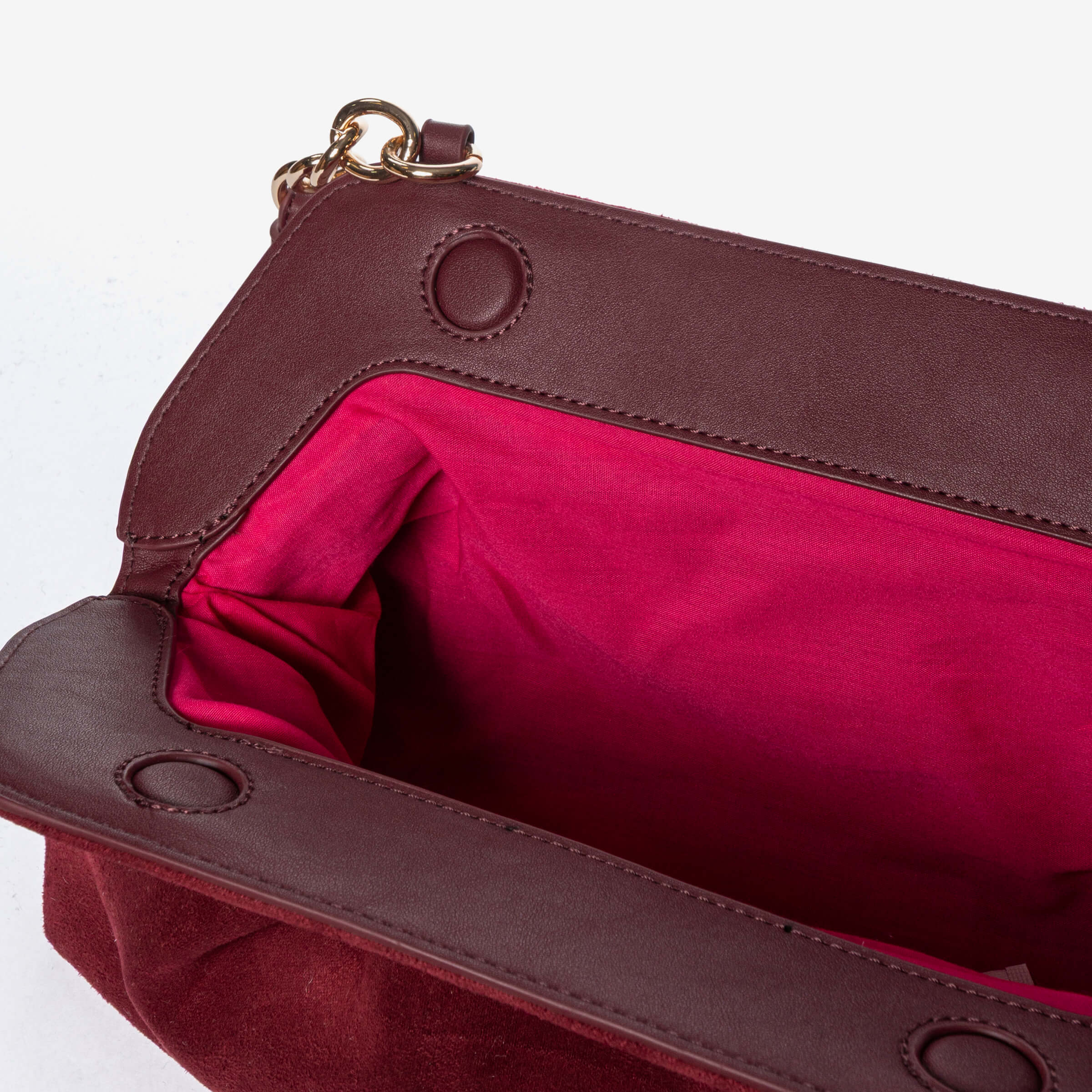 Margaret Suede Clutch M