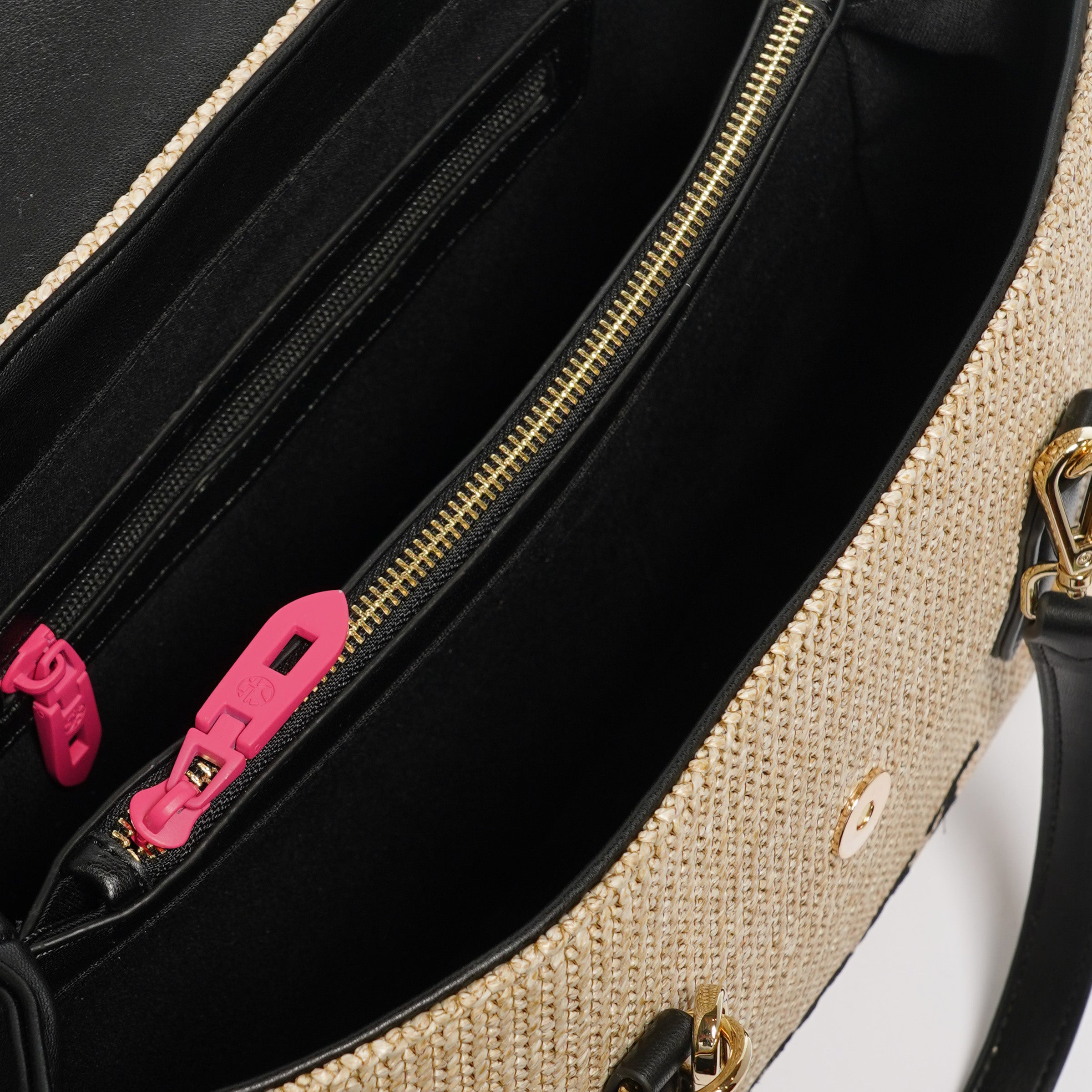 Quiny straw large black