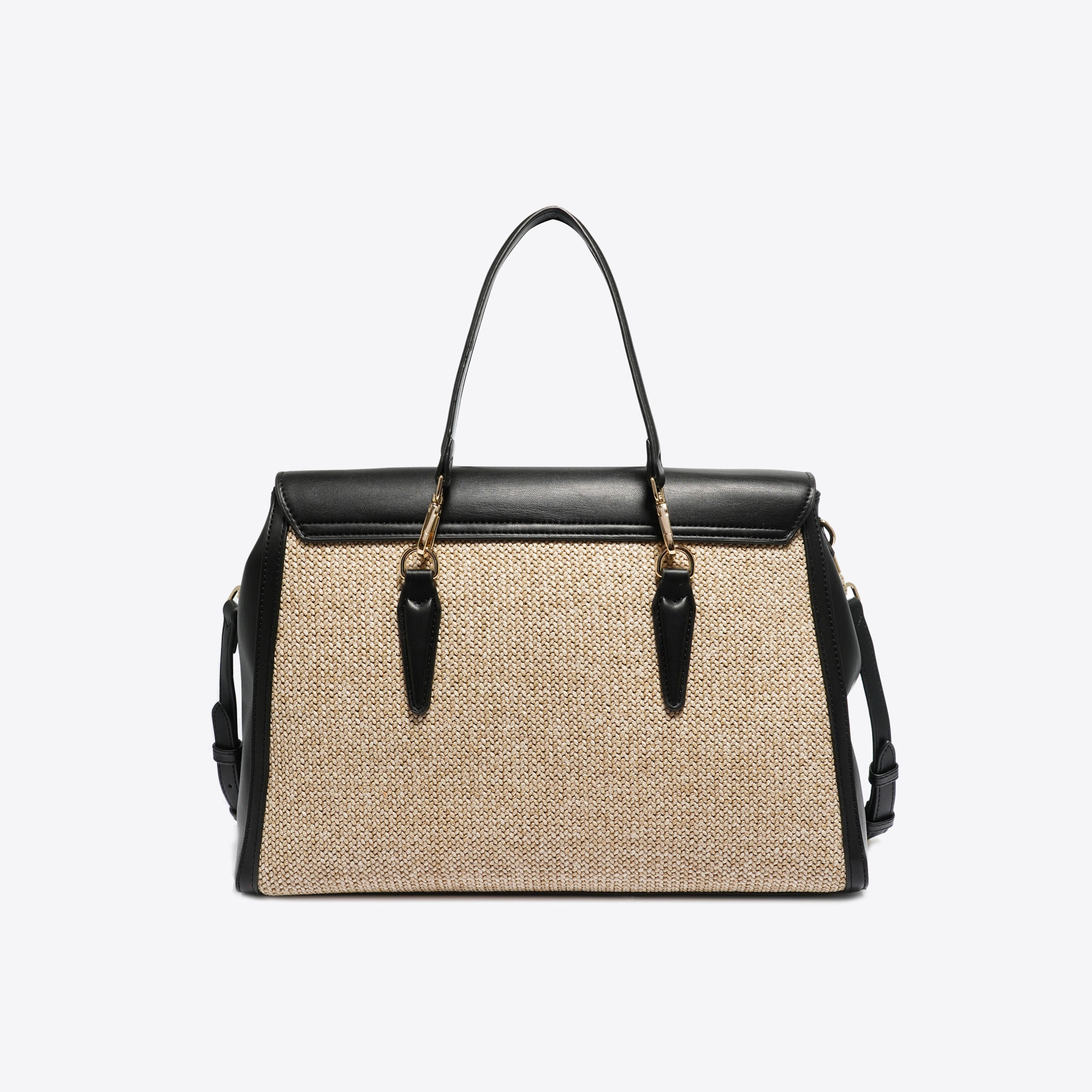 Quiny straw large black