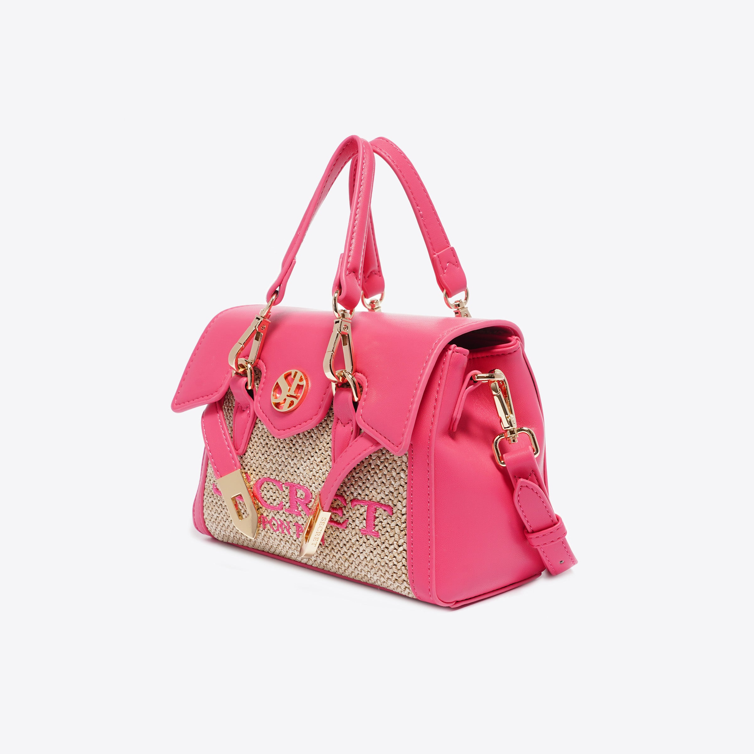 Quiny straw xsmall fuxia