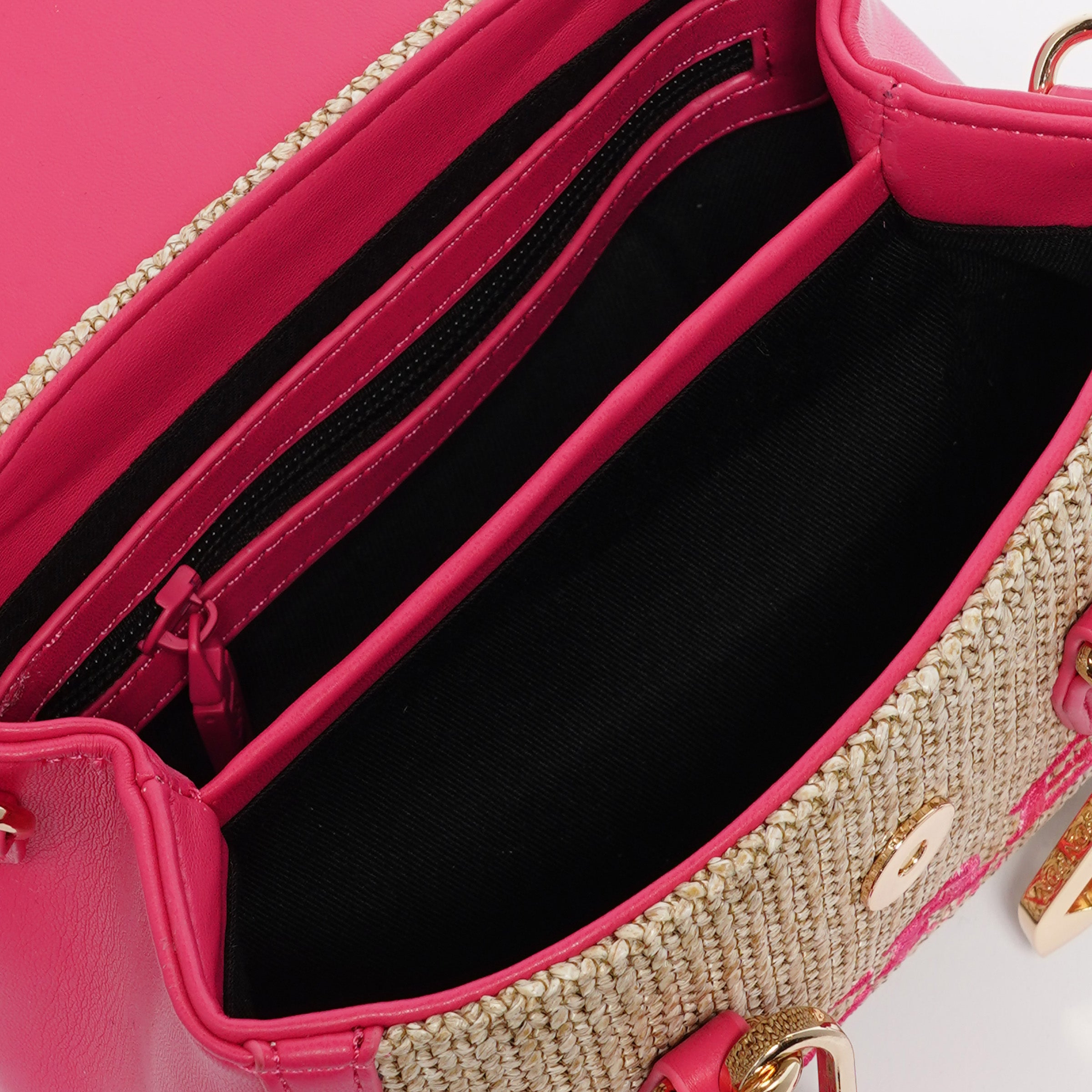 Quiny straw xsmall fuxia